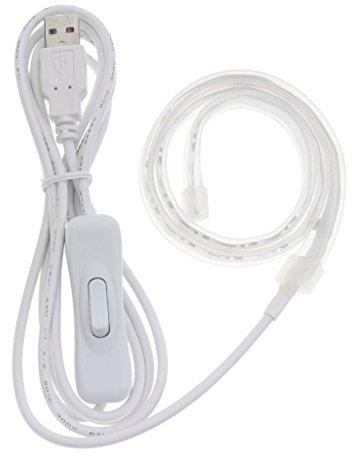 Tenlacum 50 cm LED Lecklicht für Saxophon Klarinette Flöte Reparaturwerkzeug mit USB-Stecker