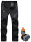 donhobo Womens Walking Waterproof Trousers Thermal Fleece Lined Ladies Winter Outdoor Windproof Warm Softshell Hiking Fishing Ski Snow Pants Black XL