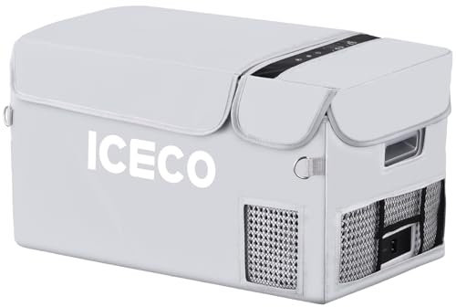 ICECO Insulated Protective Cover for GO20 21 Quart Insulated Transit Bag Portable Refrigerator Freezer Fridge 12 Volt Car Refrigerator Cover
