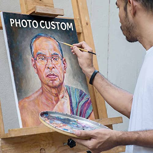 TEMEITE Peinture personnalisée votre propre couleur par numéros pour adultes Peinture par numéros pour adultes Photos murales pour couloir Ensembles de peinture pour adultes