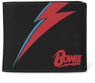 Rocksax David Bowie Wallet - Lightning Black