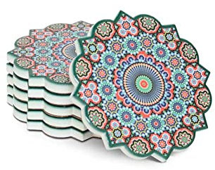 Sous-verres marocains Mosaïque Xavi (lot de 6) | Safaary