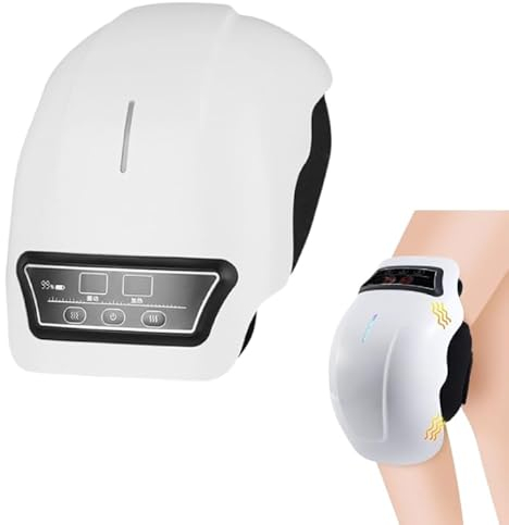Knie massagegerät, Kabelloses KnieMassagegerät, Knie Massagegerät kabellos wiederaufladbar LED Bildschirm tragbar Infrarot beheizt Vibrations Messgerät Zur Linderung von Gelenkschmerzen