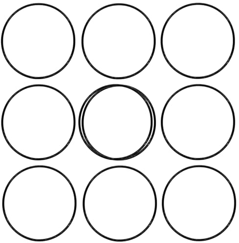 SILARLAIT 10 Stück Metallring Schwarz, 3mm 10cm Metallringe zum Basteln, Drahtringe zum Basteln für Wickeltechnik Traumfänger Floristik Hochzeitskranz Weihnachtsdekoration (10cm)