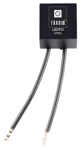 LED Dimmstabilisator 230V TRADIM LEDFIX001 | Verbesserte Stabilität für dimmbare LED-Lampen | Kompakter Einbau