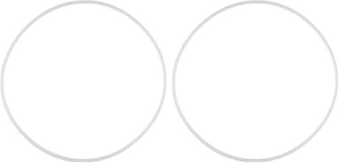 rongweiwang Joint en Caoutchouc de Protection de Sol fiable, pour Tabouret de Bar, Dites Adieu sols rayés, Haute Performance, Durable, 2 pièces/Ensemble, Blanc 60cm