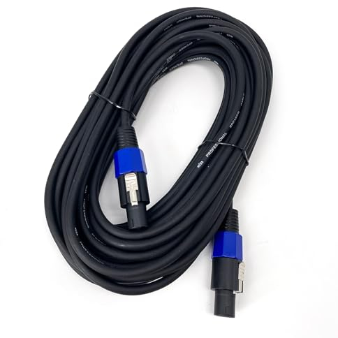Keytone Lautsprecherkabel 10 15 20 Meter 2x 2,5mm² Speakon-Stecker SPK PA Speaker Professional (15 Meter)
