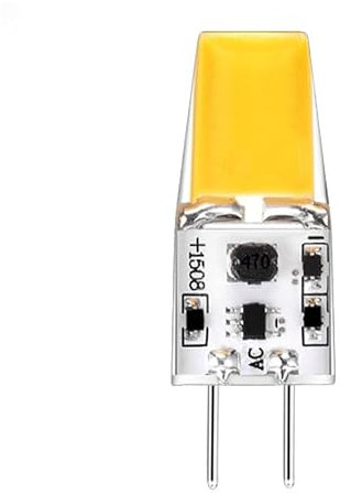 JZLBBC 1 Pièces Ampoule LED G6.35 Blanc Chaud AC DC 4W Équivalent 50W Ampoule Halogène Mini COB GY6.35 Ampoule LED Pour Lampe À Suspension, Lampe Bureau, Éclairage Paysager.,Blanc Froid