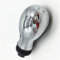 Auto-Schaltknauf Auto-Schaltknauf für Peugeot 106 206 207 5-Gang-Schaltsack, Chrom, Schaltknauf, Schalthebelhülsenadapter, manueller Stick(Combo)