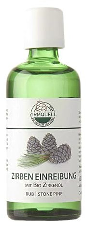 luterna Zirben-Einreibung Zirmquell, Ovis Schafmilchseife, 100% natürlich, mit Bio-Zirbenöl, 100 ml