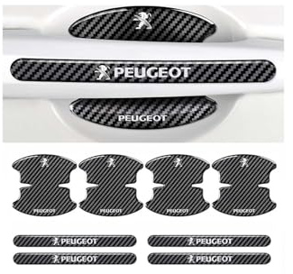 KNAUDMDM 8 pièces protecteurs de poignée de Porte de Voiture, pour Peugeot Expert 3 (III) V I 2016-2024 Protection Anti-Rayures pour Poignée De Porte De Voiture