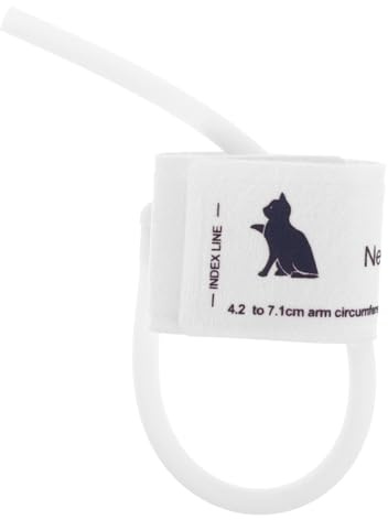 Gatuida Ebene Blutdruckmanschette Universalgröße Für Haustiere Katzen Aus Verbundvliesstoff Tpu Wiederverwendbar Für Präzise Blutdruckmessung Zu Hause Und Tierarztbedarf