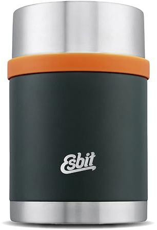 Esbit Thermobehälter Sculptor für Essen - Warmhaltebehälter 750 ml in Forest Green - aus Edelstahl für warme und kalte Speisen