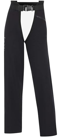 LeMieux Young Rider Stormwear Waterproof Chaps - Thermal Fleece Lining - Silicone Knee Grip - Black - 9-10years