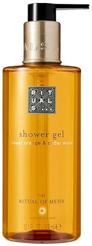Mehr Sweet Orange & Cedar Wood Shower Gel 300ml - Round Bottle