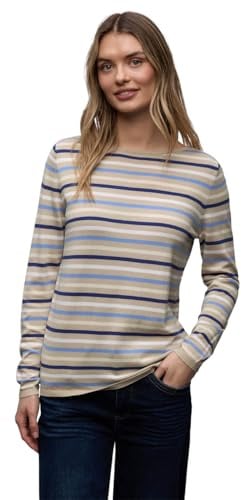 Street One Damen Gestreifter Pullover