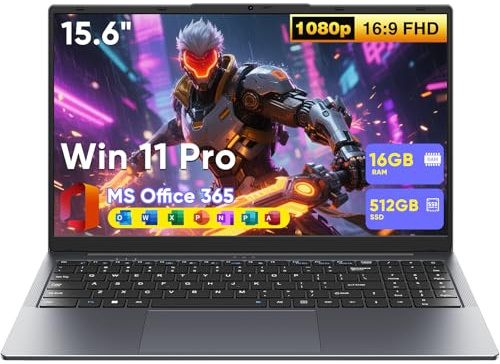 Brhona 15,6 Ordinateur Portable Win 11 Pro M3-8100Y(Jusqu'à 3,40 GHz),24 Go RAM,512 Go SSD,PC Portable Ultra-Léger MS Office 365 Inclus,Écran FHD 1920x1080,Wi-FI 5 Double Bande,BT5.0,HDMI (24, GB)