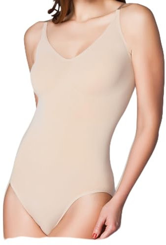 Miss Perfect Shapewear Damen - Body Bauchweg Body Damen Bodyshaper für Frauen Shape Body figurformend Bauch Weg - formend & kühlend Haut Größe S