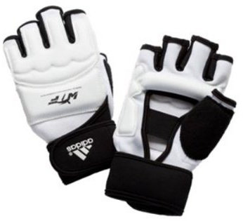 adidas - Mitaines Blanc/Noir WTF M