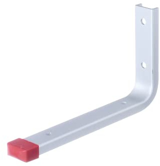 Alberts 805500 Wandhaken | wahlweise in verschiedenen Ausführungen | gerade | Aluminium | Tiefe 160 mm | Höhe 90 mm