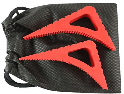 Türstopper Farbe rot | 2er-Set im robusten Beutel aus Polypropylen | Nr.46006