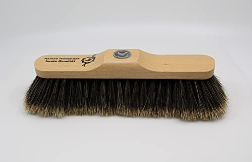 MAAJ ZIMMERBESEN Premium MIT GESPALTENER ROSSHAAR-BESTÜCKUNG WIE ZU Omas Zeiten - Made IN Germany