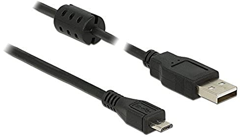 DeLock Kabel USB 2.0 Typ-A Stecker > USB 2.0 Micro-B Stecker 1, 5 m Schwarz
