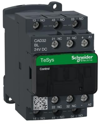 Schneider Electric, TeSys D control relay - 3 NO + 2 NC - <= 690 V - 24 V DC low consumption coil, CAD32BL