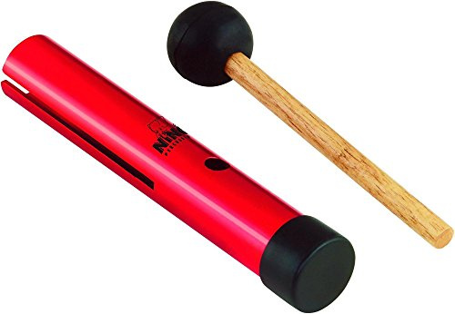 Wah Wah Tube in Rot mit Schlägel