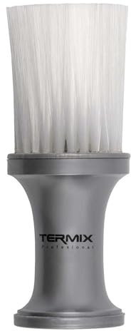 Termix Cepillo de talco profesional color plata y fibras blanca- Cepillo con fibras suaves para trabajar con máxima limpieza