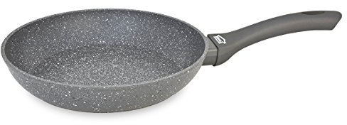 Space Home - Poêle à Frire - Aluminium Forgé - Revêtement Antiadhésif StoneTech Cinq Couches - 22 cm