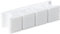 Merriway BH03768 (10 Pcs) Cable Blind Cord Tidy White Plastic - Pack of 10 Pieces