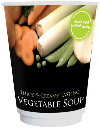Thick & Creamy 12oz in Cup Soups 1 Sleeve 10 Drinks … (Vegetable)