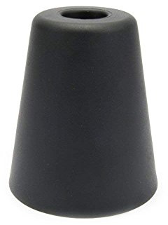Sossai® 1 x Türstopper NTS | Modell: Hans | Höhe: 80mm | Ø: 70mm | Farbe: anthrazit | Zum Schrauben (Inkl. Befestigungsmaterial) | Bodenmontage