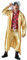 Back to The The Future 2015 Doc Brown Fancy Dress Costume Small