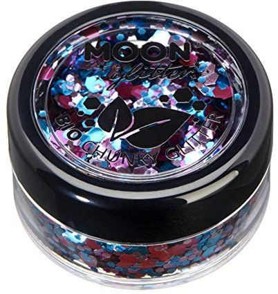 Mystiker Biologisch abbaubarer Öko-Glitter von Moon Glitter - 100% kosmetischer Bio-Glitter für Gesicht, Körper, Nägel, Haare und Lippen - 3g - Verzaubert