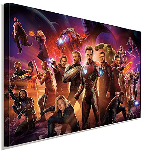 Avangers Endgame Leinwandbild AK Art Kunstdruck Mehrfarbig Wandbild Wanddeko XXL (120 x 80 cm)