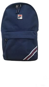 FILA Unisex Kinder KIDS BACKPACK S´COOL TWO smal Heritage stripe Rucksack, Black iris, ONESIZE