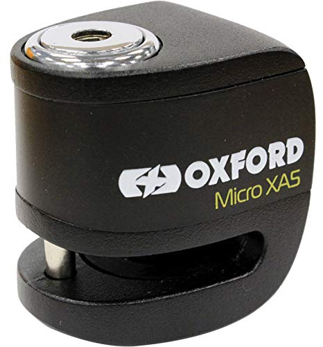 Oxford LK214 Micro XA5 Alarm Disc Lock (5.5mm Pin) Black