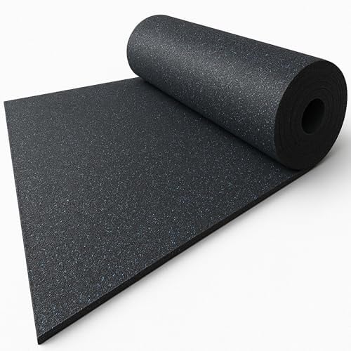 Floordirekt Bautenschutzmatte Gummigranulatmatte 5mm 8mm 10mm 20mm bis 10 Meter Länge (200 x 62,5 x 0,5 cm)