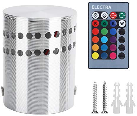 Plafonnier, 3W AC85-265V RVB Spirale LED Plafonnier Télécommande Sans Fil Dimmable Applique Filaire pour Salon, Fête