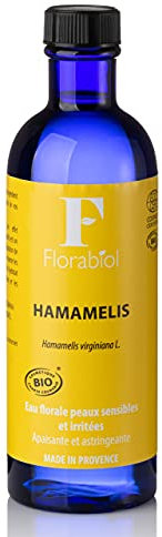 Florabiol- Eau Florale D'Hamamélis Bio (200ml) - Lotion Astringeante - Purifiant Rafraichissant - Certifié Ecocert - - 100% Pure Et Naturelle - Fabrication Française
