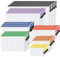 Newthinking Zip Plastic Wallets, 28 PCS Mesh Zipper File Folders in 7 Different Sizes(B4 A4 B5 A5 B6 A6 Bill), Waterproof Document Storage Bags for School Office Travel Receipts Storage