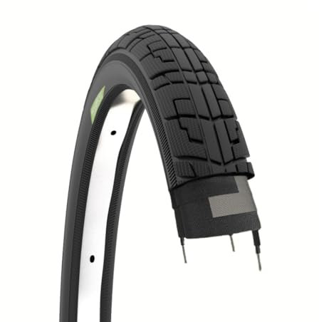 Cubierta 12 1/2 x 1,75 x 2 1/4 (47-203) Neumático de carretera negro goma para bicicletas niña niño 12 pulgadas