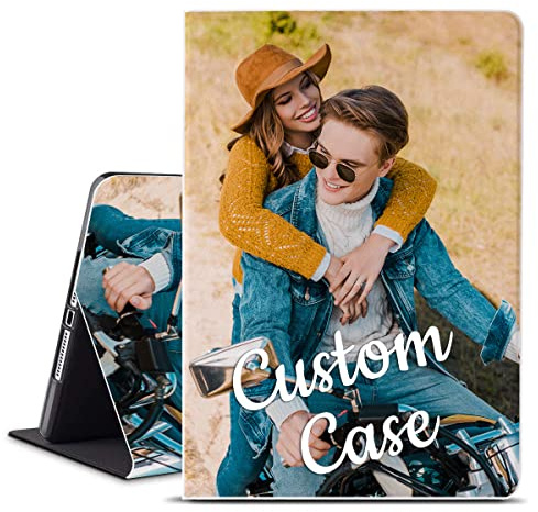 Schutzhülle für iPad 7./8./9. (2019/2020/2021) Generation mit Foto/Text, personalisiertes Bild/Name, iPad 10.2, Schutzhülle, Leder, automatischer Schlaf-/Wachmodus