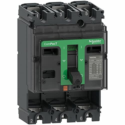 Schneider Electric ComPacT NSX, Leistungsschalter MCCB 3-polig, 250A, Fest