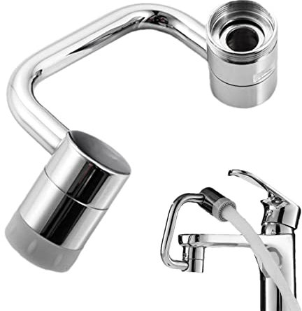 Yajimsa 1080 Prolunga per Rubinetto per lavello da Cucina | Sostituzione della Testa del Rubinetto della Cucina a 2 modalità,Adattatore per Braccio robotico Rubinetti per lavabo da Cucina Ugello