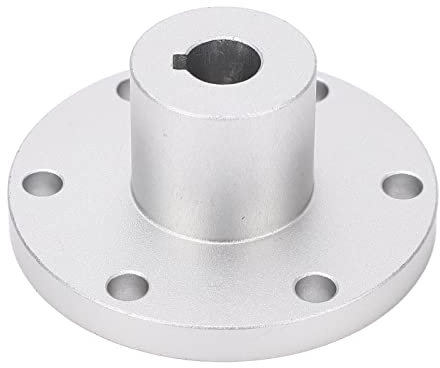 Flansch-Wellenkupplung, 3/8in Innendurchmesser Aluminiumlegierung Hohe Festigkeit Biegewiderstand Motorführung Wellenkupplung Einfache Installation Motorverbinder