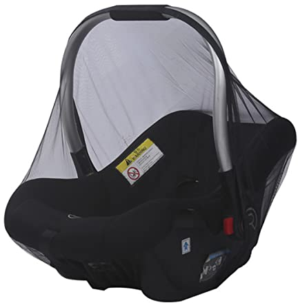 Universal Baby Autositze Moskitonetz Reiseträger Insektenschutz für Babyschalen Vollabdeckung Tragbares Netz Babyautositz Verschlüsselt Netz mit Ultrafeinem Netz und Elastischem Band für Maxi Cosi