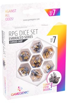 Gamegenic, Embraced Series - Cursed Ship - RPG Dice Set